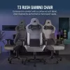 Universali žaidimų kėdė Corsair T3 RUSH 2023 su paminkštinta sėdyne, antracito pilka