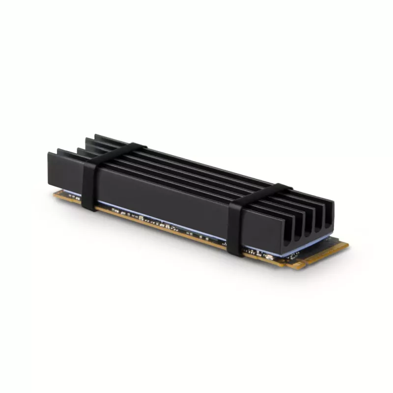 Axagon CLR-M2L10 Pasyvus aliumininis radiatorius visiems M.2 SSD, dydis 2280, aukštis 10 mm.
