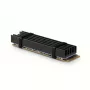 Axagon CLR-M2L10 Pasyvus aliumininis radiatorius visiems M.2 SSD, dydis 2280, aukštis 10 mm.