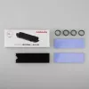 Axagon CLR-M2L10 Pasyvus aliumininis radiatorius visiems M.2 SSD, dydis 2280, aukštis 10 mm.