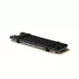 Axagon CLR-M2L3 Passyvus aliumininis aušinimo radiatorius visiems M.2 SSD, dydis 2280, aukštis 3 mm