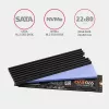 Axagon CLR-M2L3 Passyvus aliumininis aušinimo radiatorius visiems M.2 SSD, dydis 2280, aukštis 3 mm