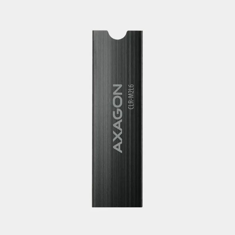 Axagon CLR-M2L6 Pasyvus aliumininis aušintuvas visiems M.2 SSD, 2280, aukštis 6 mm