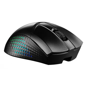 MSI CLUTCH GM51 LIGHTWEIGHT WIRELESS pelė žaidimams Dešinei rankai RF + Bluetooth + USB Type-C Optinė 26000 DPI