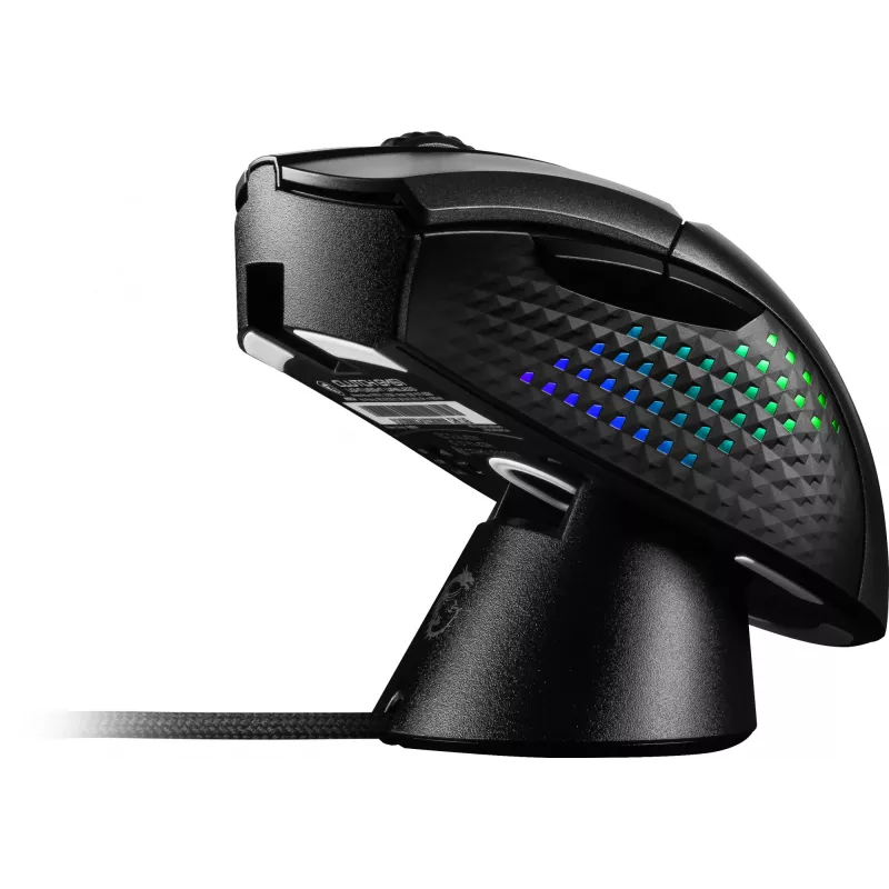 MSI CLUTCH GM51 LIGHTWEIGHT WIRELESS pelė žaidimams Dešinei rankai RF + Bluetooth + USB Type-C Optinė 26000 DPI