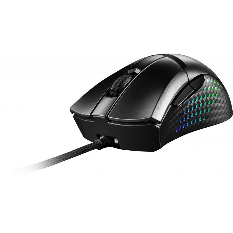 MSI CLUTCH GM51 LIGHTWEIGHT WIRELESS pelė žaidimams Dešinei rankai RF + Bluetooth + USB Type-C Optinė 26000 DPI