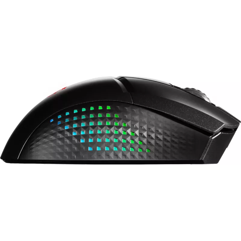 MSI CLUTCH GM51 LIGHTWEIGHT WIRELESS pelė žaidimams Dešinei rankai RF + Bluetooth + USB Type-C Optinė 26000 DPI
