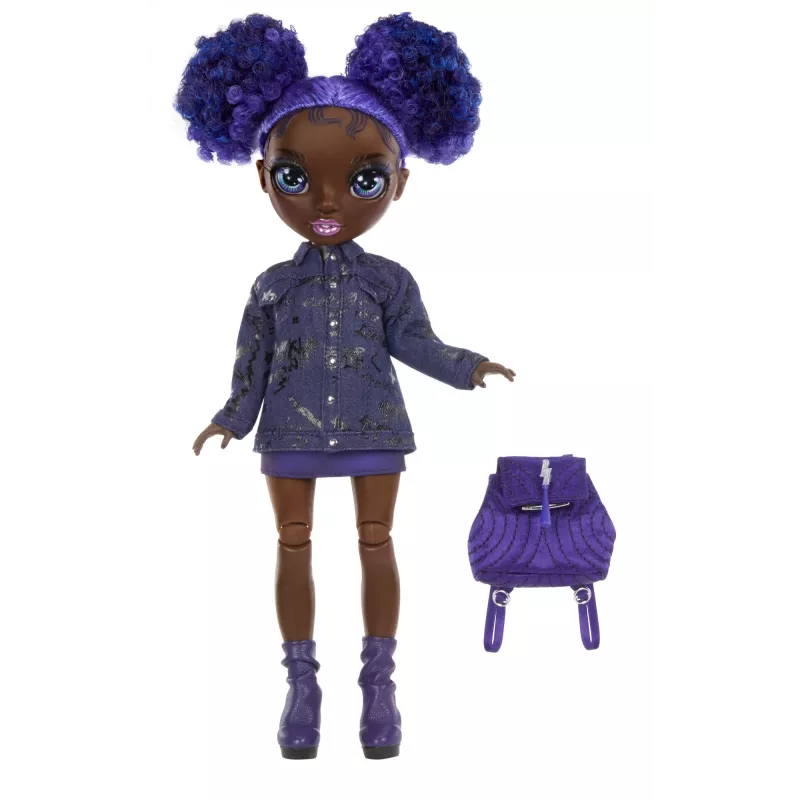 Rainbow High Junior High Doll Series 2- Krystal, mados lėlė, moteriška, 6 m., berniukui/mergaitei, 230 mm, įvairiaspalvė