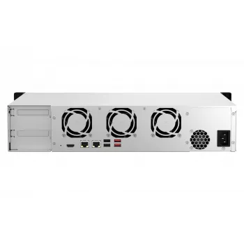 QNAP TS-864EU-8G NAS / saugojimo serveris, stelažinis (2U), Intel® Celeron®, 8 GB DDR4, 0 TB, QNAP Turbo System, juoda