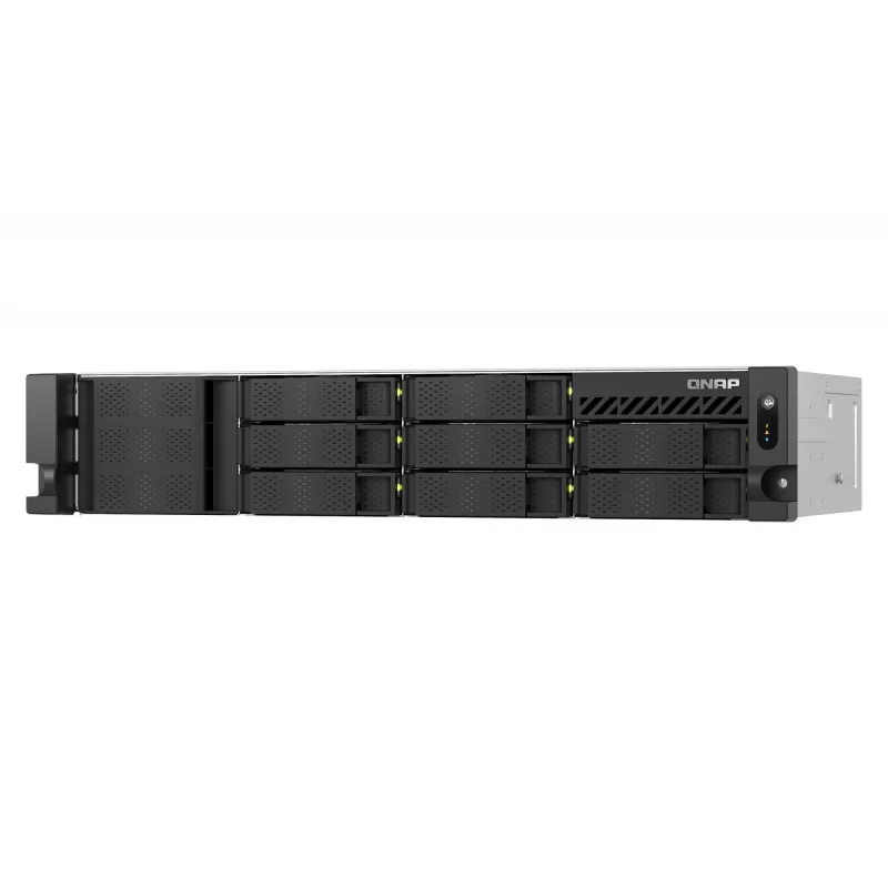 QNAP TS-855EU-RP NAS stelažas (2U) Intel Atom® C5125 8 GB DDR4 0 TB QuTS hero juoda