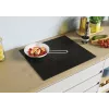 Candy CTP6SC4/E1 Juoda įmontuojama 59 cm zoninė indukcinė kaitlentė su 4 zonomis ir įmontuotu gartraukiu