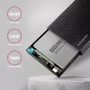 Išorinis HDD/SSD dėklas Axagon EE25-GTR USB-C 3.2 Gen 2 Juodas 2,5 colio