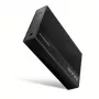 Axagon EE35-GTR USB-C 5Gbps - SATA 6G, 3.5 RIBBED box BLACK - USB Typ C HDD korpusas 3,5 colio