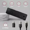 Axagon EE35-GTR USB-C 5Gbps - SATA 6G, 3.5 RIBBED box BLACK - USB Typ C HDD korpusas 3.5 colio