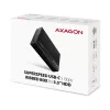 Axagon EE35-GTR USB-C 5Gbps - SATA 6G, 3.5 RIBBED box BLACK - USB Typ C HDD korpusas 3.5 colio