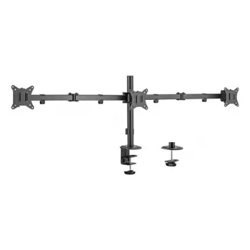 Stalinis monitoriaus laikiklis Gembird MA-D3-01, 1 svirties stalinis laikiklis, VESA 75x75–100x100, iki 7 kg, 17–27 colių ekranams, juodas