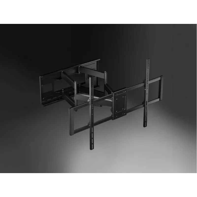 Stalinis monitoriaus laikiklis Gembird MA-D3-01, 1 svirties stalinis laikiklis, VESA 75x75–100x100, iki 7 kg, 17–27 colių ekranams, juodas