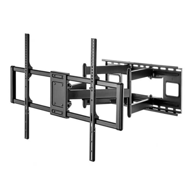 Stalinis monitoriaus laikiklis Gembird MA-D3-01, 1 svirties stalinis laikiklis, VESA 75x75–100x100, iki 7 kg, 17–27 colių ekranams, juodas