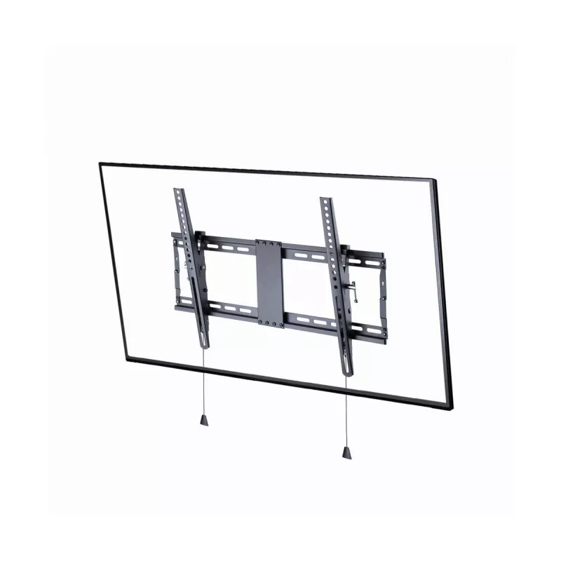 Sieninis TV laikiklis GEMBIRD WM-80T-01 37–80 colių ekranams, plienas, pakreipimas -12°/+3°, VESA 200x200–600x400, 70 kg