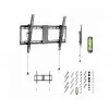 Sieninis TV laikiklis GEMBIRD WM-80T-01 37–80 colių ekranams, plienas, pakreipimas -12°/+3°, VESA 200x200–600x400, 70 kg