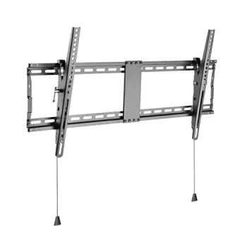 TV sieninis laikiklis Gembird WM-90T-01 43–90 colių ekranams, VESA 200x200–800x400, pakreipimas -12°–3°, 70 kg talpa, juodas