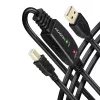 Axagon ADR-215B USB 2.0 A-M -> B-M aktyvus jungiamasis / kartotuvo kabelis 15 m
