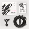 Axagon ADR-215B USB 2.0 A-M -> B-M aktyvus jungiamasis / kartotuvo kabelis 15 m