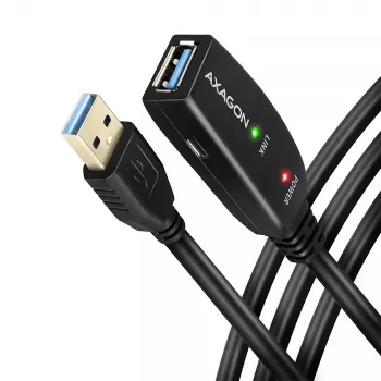 Axagon ADR-305 USB 3.2 Gen 1 A-M -> A-F aktyvus prailginimo kartotuvas 5 m