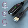 Axagon ADR-305 USB 3.2 Gen 1 A-M -> A-F aktyvus prailginimo kartotuvas 5 m