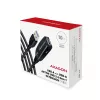 Axagon ADR-310 USB 3.2 Gen 1 A-M -> A-F aktyvus prailginimo / kartotuvo kabelis 10 m