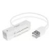 Axagon ADSA-1S USB 2.0 - 2,5 colio HDD SATA, HDD/SSD korpusas, 2,5 colio, Serial ATA, Serial ATA II, Serial ATA III, 0,48 Gbit/s, USB jungtis, balta