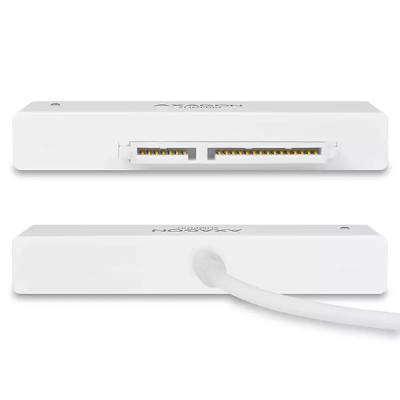 Axagon ADSA-1S USB 2.0 - 2,5 colio HDD SATA, HDD/SSD korpusas, 2,5 colio, Serial ATA, Serial ATA II, Serial ATA III, 0,48 Gbit/s, USB jungtis, balta