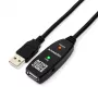 Axagon ADR-210 USB 2.0 A-M -> A-F aktyvus ilginimo kartotuvas kabelis 10 m