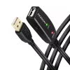 Axagon ADR-220 USB 2.0 A-M -> A-F aktyvusis ilginimo kartotuvo kabelis 20 m