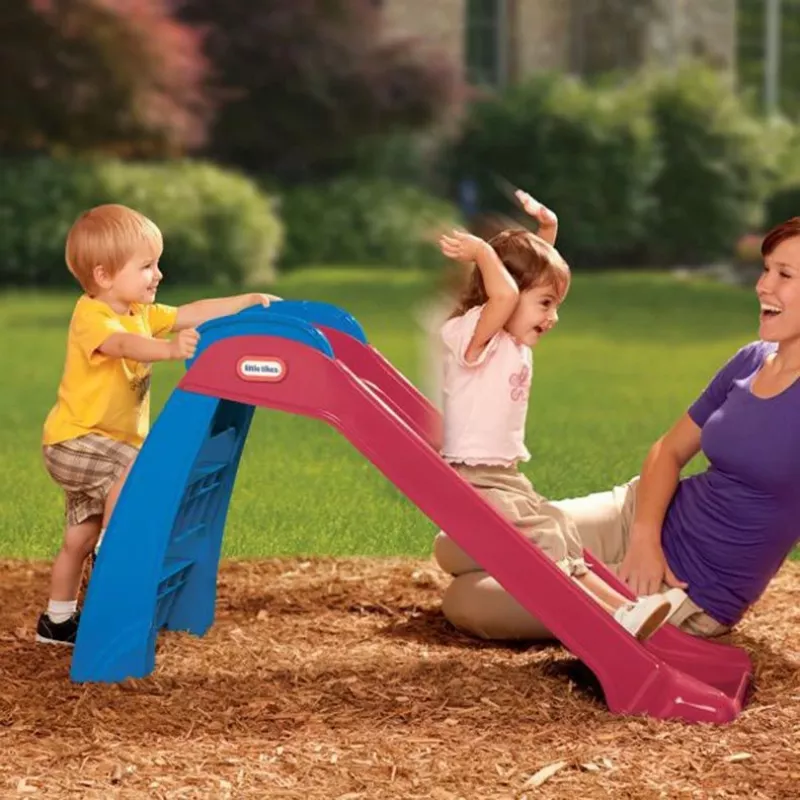 Little Tikes First Slide, 1,2 m., 6 m., plastikas, 4,09 kg, mėlyna, raudona
