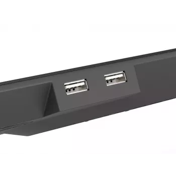 GENESIS Oxid 450 nešiojamojo kompiuterio aušinimo padėklas 39,6 cm (15,6 colio) 2400 RPM Juodas
