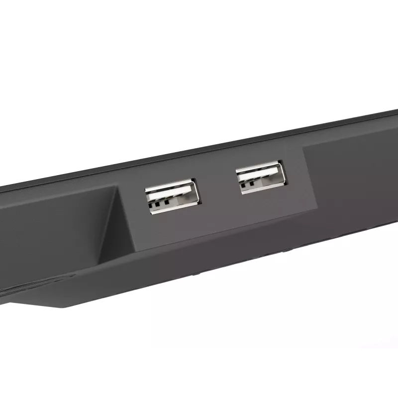 GENESIS Oxid 450 nešiojamojo kompiuterio aušinimo padėklas 39,6 cm (15,6 colio) 2400 RPM Juodas