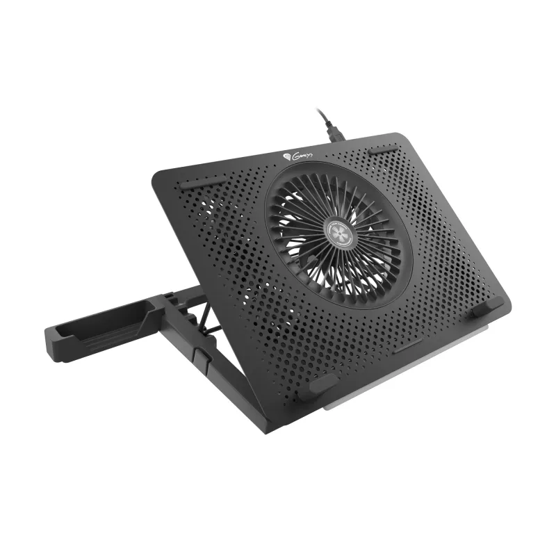 GENESIS Oxid 450 nešiojamojo kompiuterio aušinimo padėklas 39,6 cm (15,6 colio) 2400 RPM Juodas