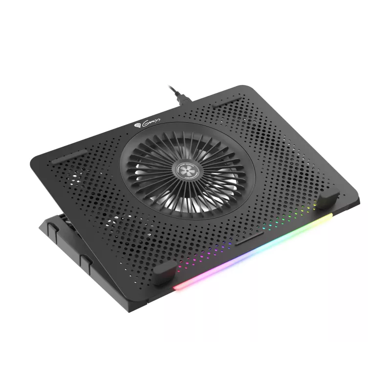 GENESIS Oxid 450 nešiojamojo kompiuterio aušinimo padėklas 39,6 cm (15,6 colio) 2400 RPM Juodas