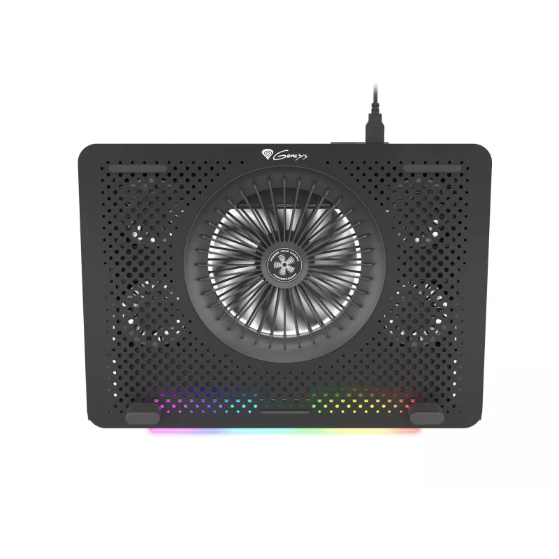 GENESIS Oxid 450 nešiojamojo kompiuterio aušinimo padėklas 39,6 cm (15,6 colio) 2400 RPM Juodas
