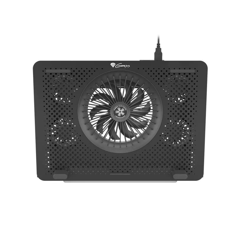 GENESIS Oxid 450 nešiojamojo kompiuterio aušinimo padėklas 39,6 cm (15,6 colio) 2400 RPM Juodas