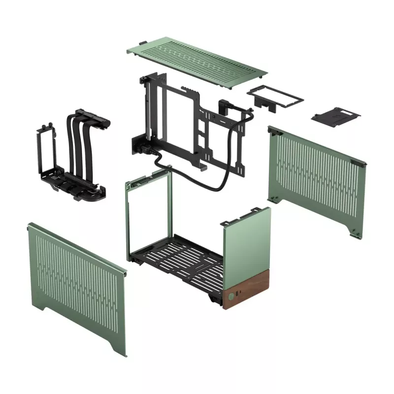 PC korpusas Fractal Design Terra Small Form Factor žalias