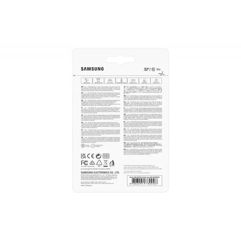 Samsung PRO Plus MB-SD256S 256 GB SDXC UHS-I Class 10