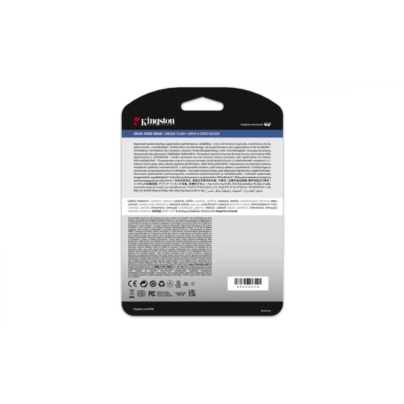 SSD diskas „Kingston Technology“ 480GB 2,5 colio SATA DC600M