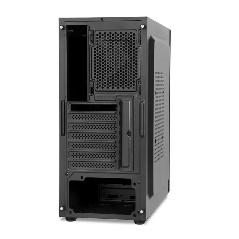 PC korpusas IBOX ANTILA 39 Midi Tower — juodas, ATX/microATX, GPU iki 31 cm, CPU aušintuvo aukštis 150 mm