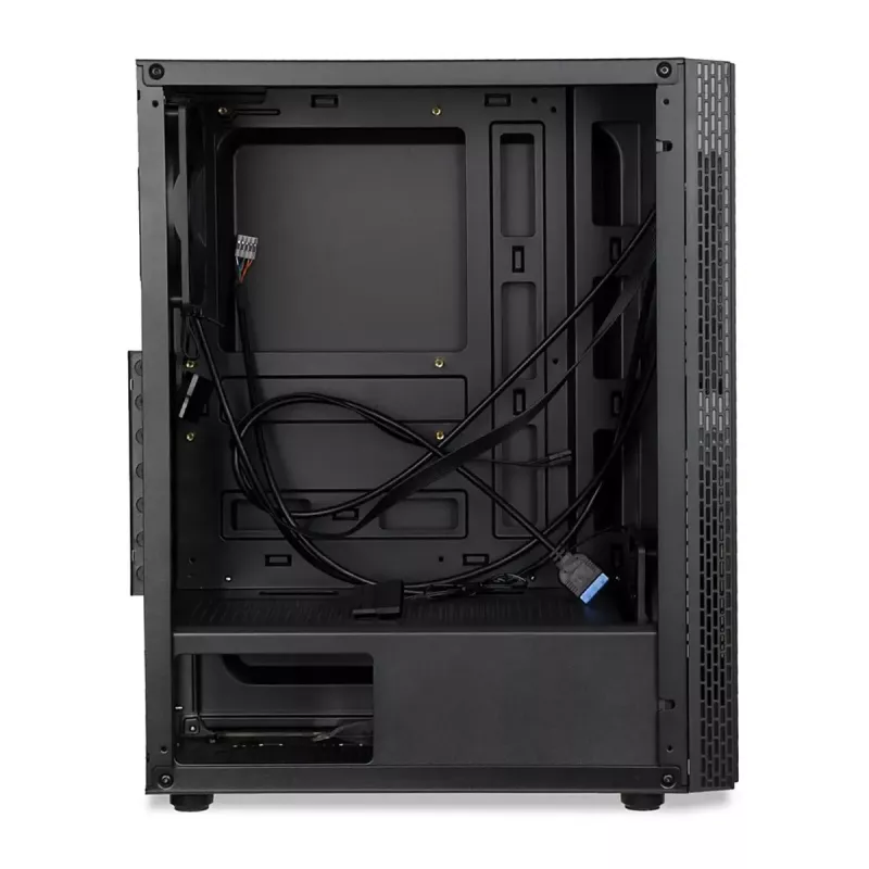 PC korpusas IBOX ANTILA 39 Midi Tower — juodas, ATX/microATX, GPU iki 31 cm, CPU aušintuvo aukštis 150 mm