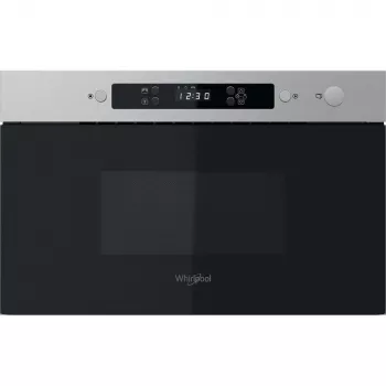 Įmontuojama mikrobangų krosnelė WHIRLPOOL MBNA900X — 750 W, 22 L, nerūdijantis plienas, mygtukų valdymas, be grilio