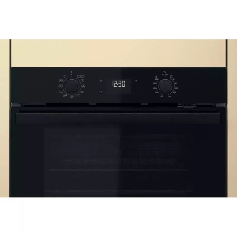 Įmontuojama elektrinė orkaitė WHIRLPOOL OMR58HU1B — 71 L, A+, hidrolitinis savaiminis valymas, konvekcija, grilis, ištraukiami bėgeliai