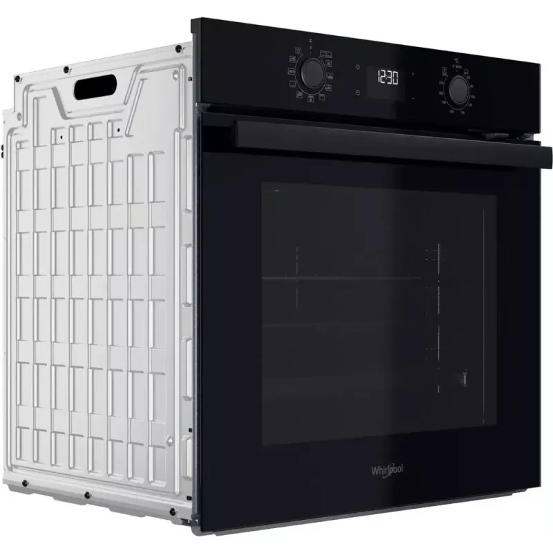Įmontuojama elektrinė orkaitė WHIRLPOOL OMR58HU1B — 71 L, A+, hidrolitinis savaiminis valymas, konvekcija, grilis, ištraukiami bėgeliai