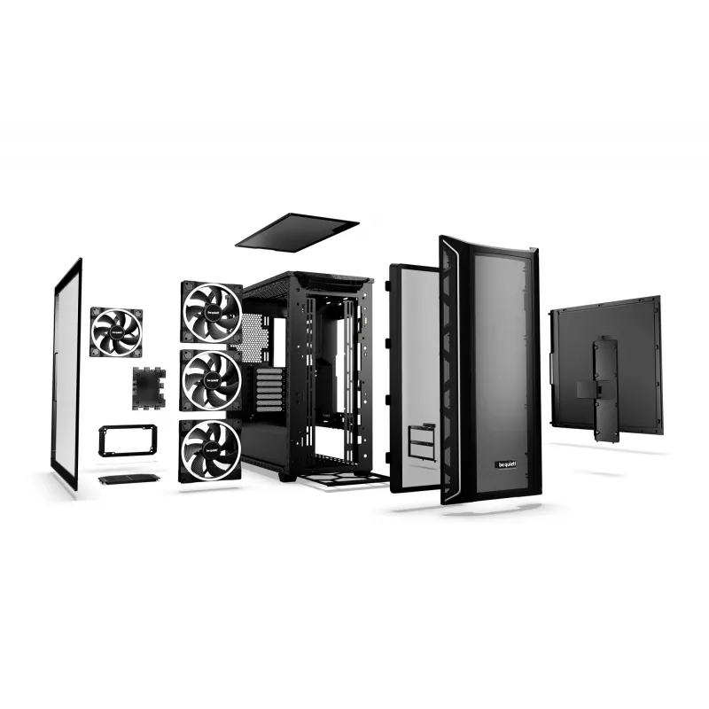 PC korpusas be quiet! Shadow Base 800 FX Midi Tower juodas